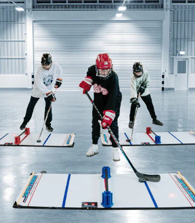 Learn In-line Hockey Drills with Youtube Influencer BlueLine Puck and the SuperDeker DekerBar! The DekerBar is a Quick Hands Hockey Stick Handling Tool that is configurable for Ice, Hockey Tiles, Concrete, and the SuperDeker!