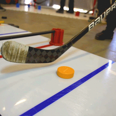 The Electric Yellow ePuck is a bright and fun puck for your hockey stick handling trainer.